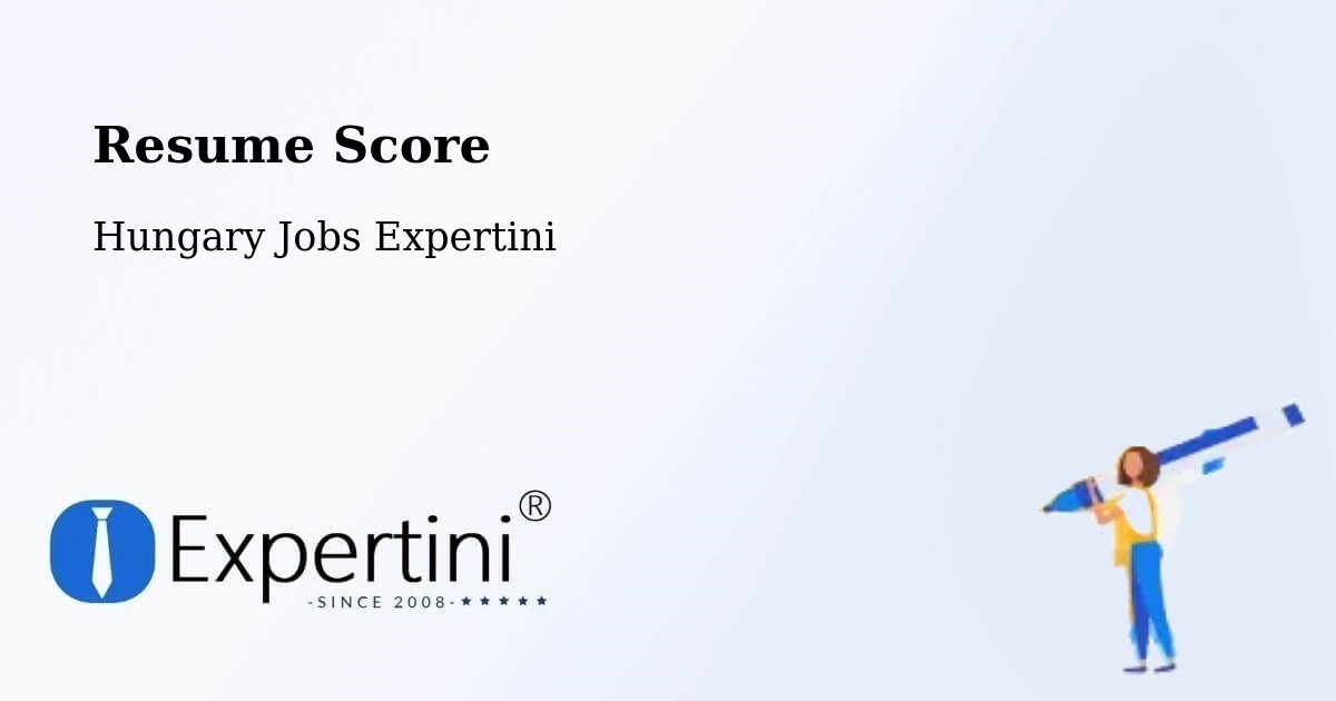 Resume Score & Job Description Match Tool – Bőcs - Hungary Jobs Expertini